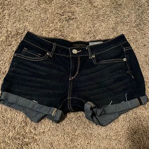 aeropostale denim shorts size 4